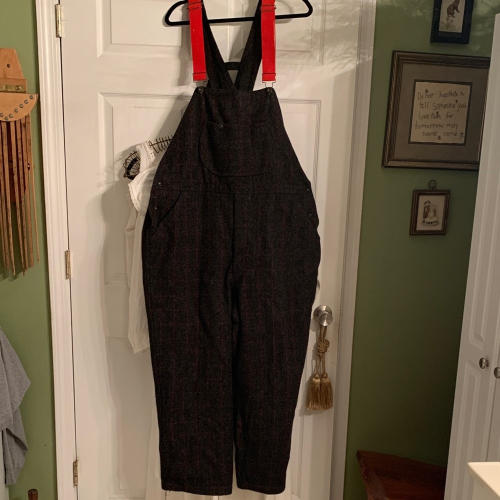 Woolrich Bib wool pants